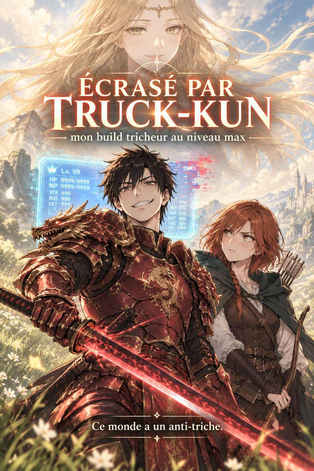 Écrasé par Truck-kun, je débarque dans un autre monde avec mon build tricheur au niveau max