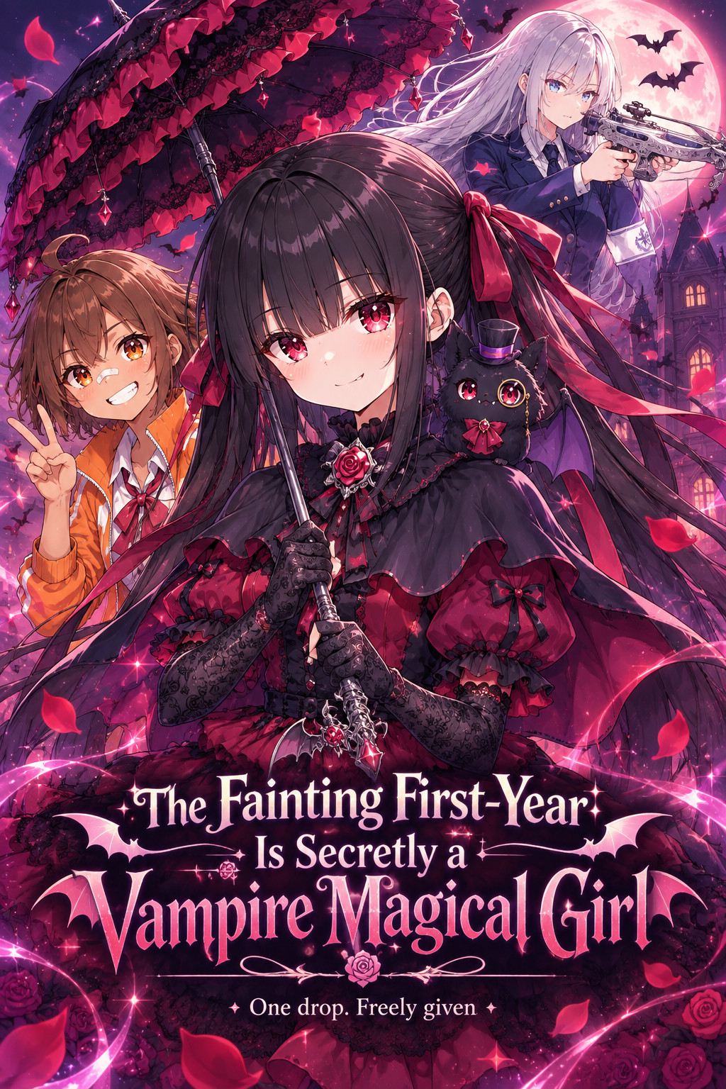 The Fainting First-Year Is Secretly a Vampire Magical Girl